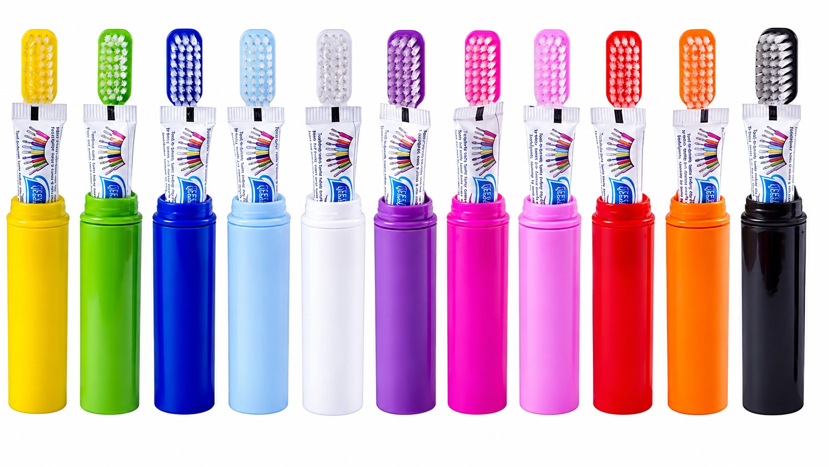DIFRESH dental kits open, genuine toothbrush and toothpaste