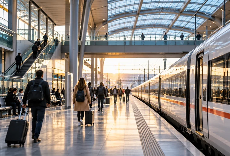 Train and bus stations